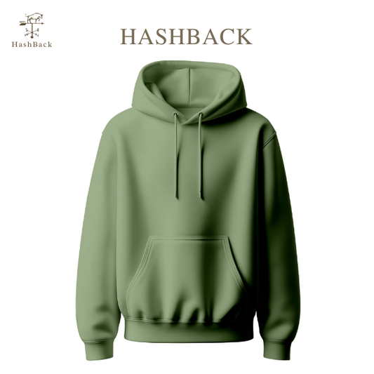 HashBack Pullover-Olive