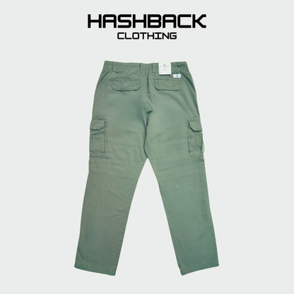 Men's Cotton Cargo Pants with Drawstring | Sizes 30–42