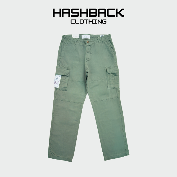 Men's Cotton Cargo Pants with Drawstring | Sizes 30–42