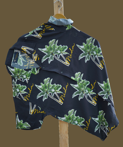 Hashback Printed Linen Shirt For Men
