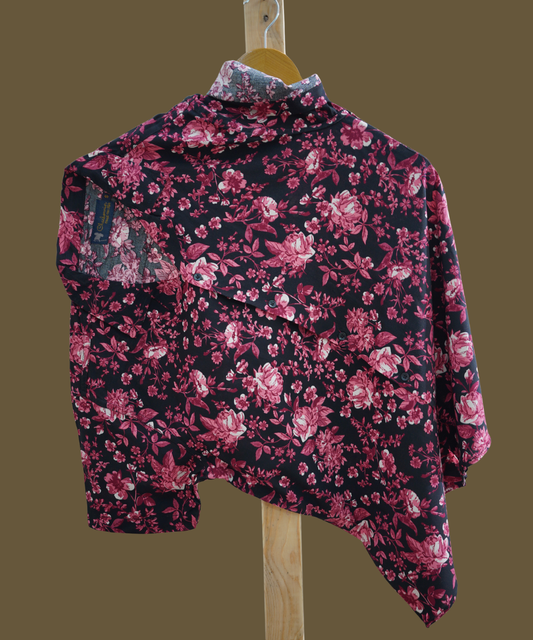 Hashback Printed Linen Shirt For Men