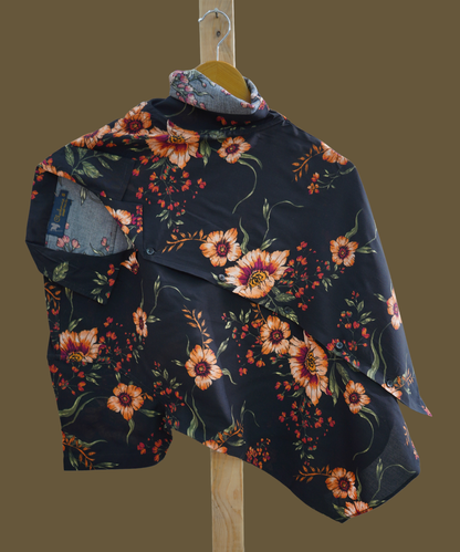 Hashback Printed Linen Shirt For Men