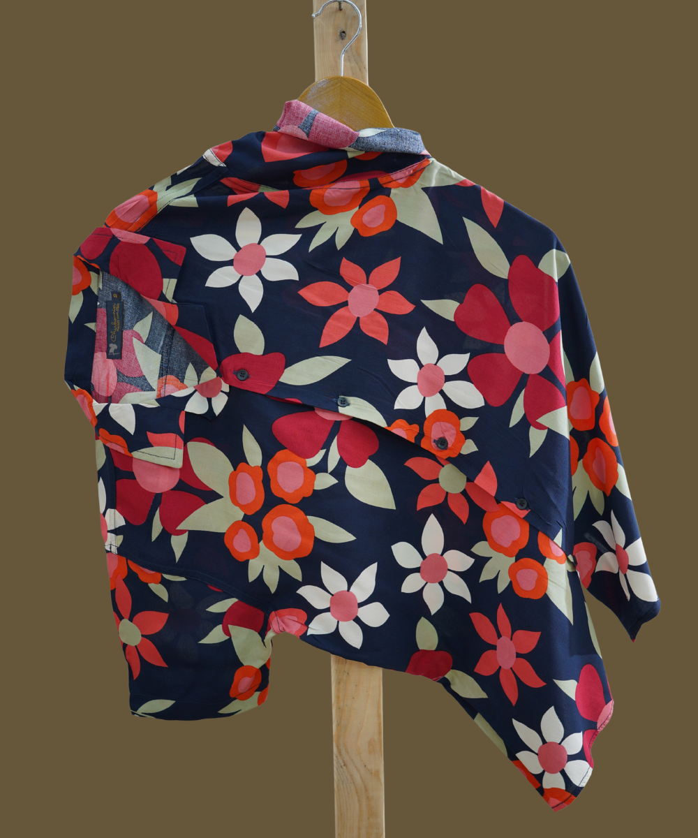 Hashback Printed Linen Shirt For Men