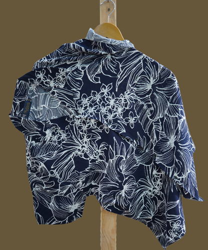 Hashback Printed Linen Shirt For Men