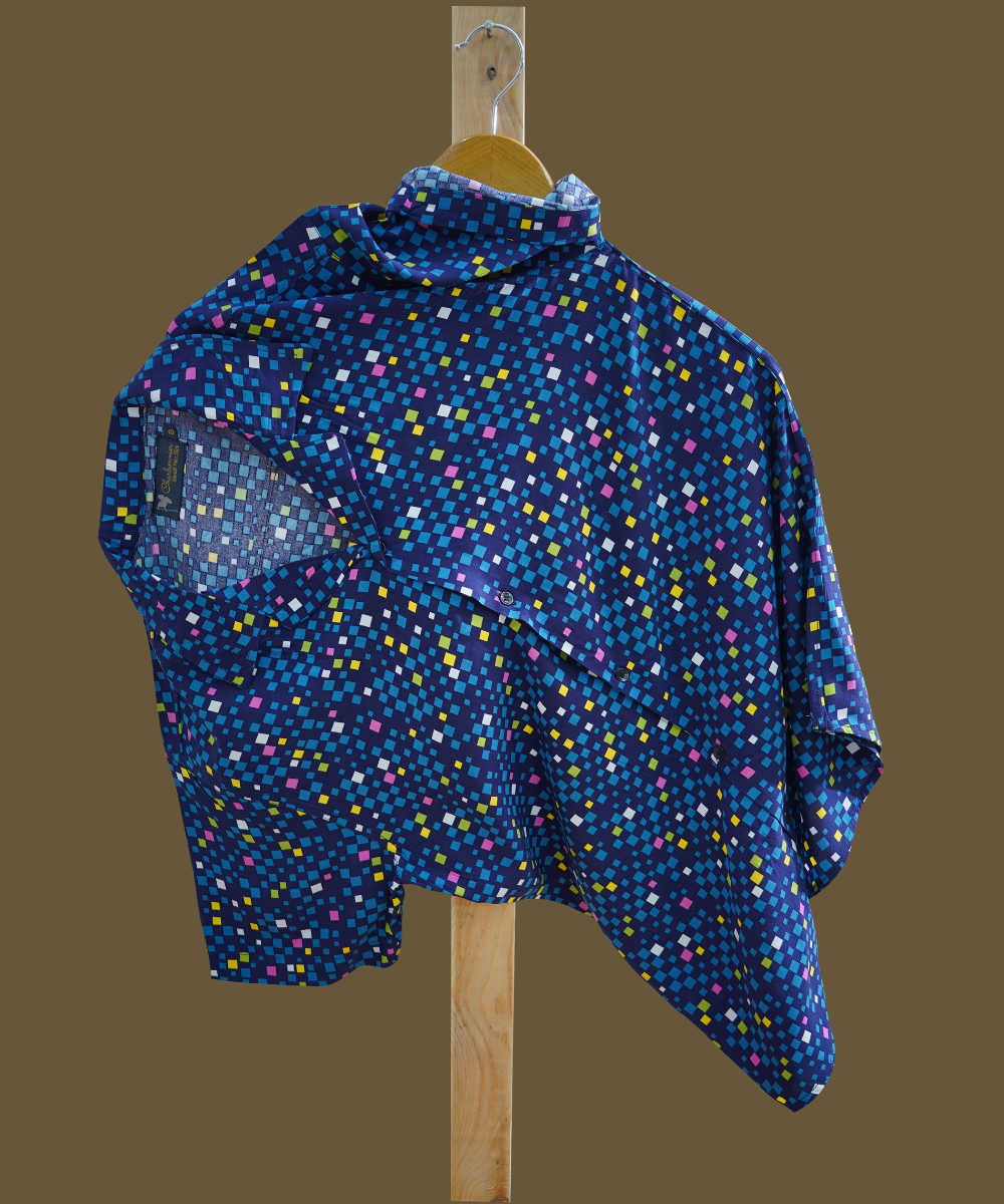 Hashback Printed Linen Shirt For Men