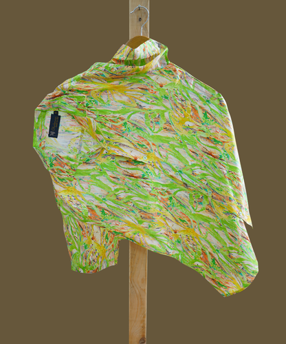 Hashback Printed Linen Shirt For Men