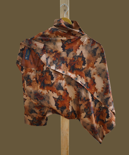 Hashback Printed Linen Shirt For Men