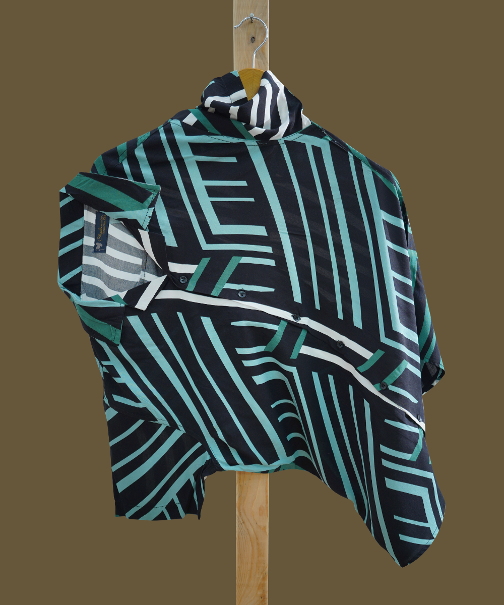 Hashback Printed Linen Shirt For Men
