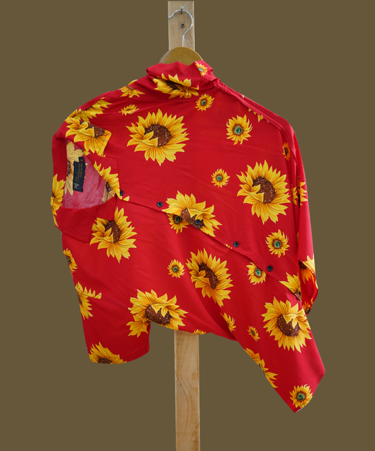 Hashback Printed Linen Shirt For Men