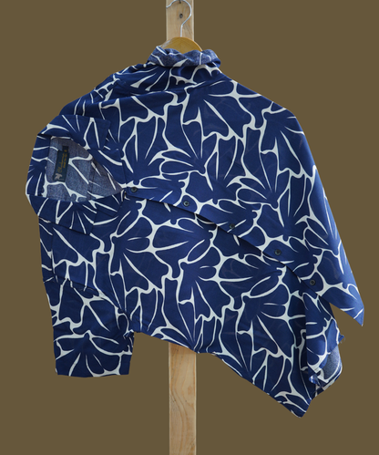 Hashback Printed Linen Shirt For Men