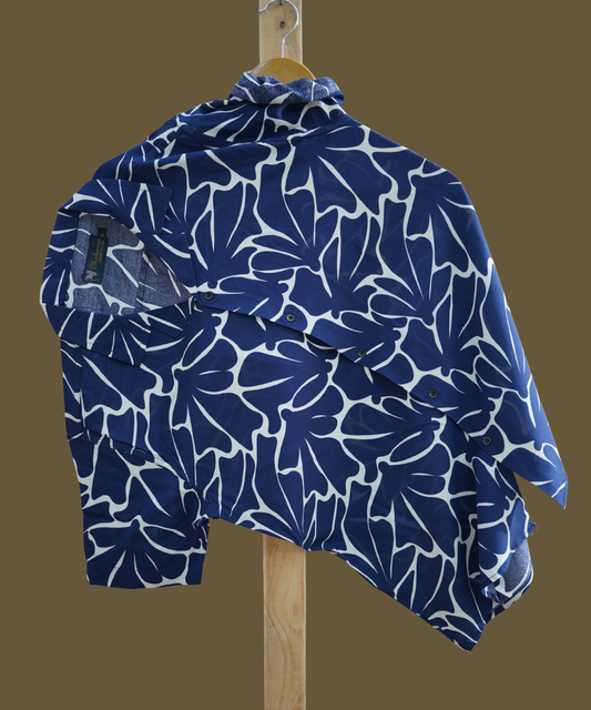 Hashback Printed Linen Shirt For Men