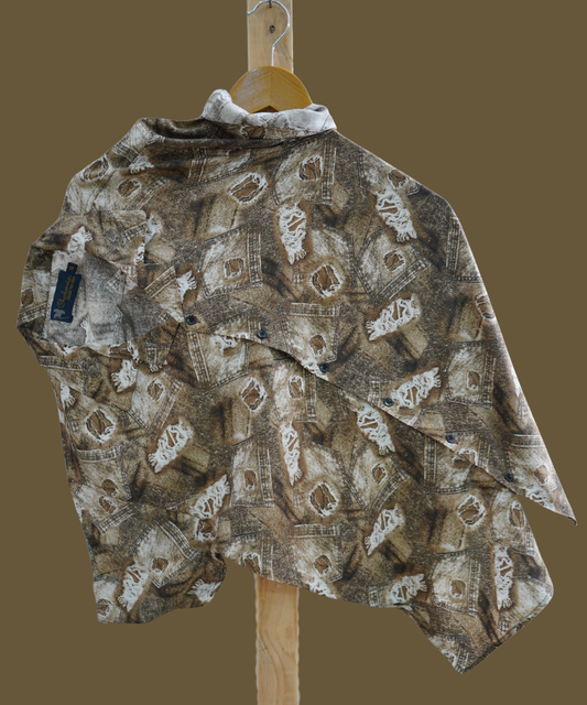 Hashback Printed Linen Shirt For Men