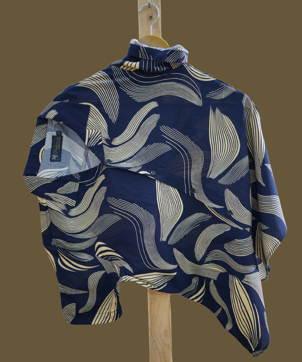 Hashback Printed Linen Shirt For Men