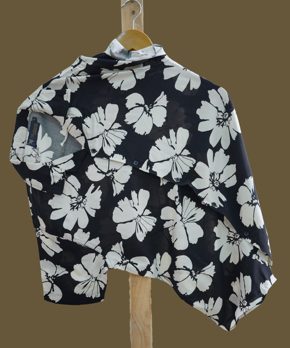 Hashback Printed Linen Shirt For Men