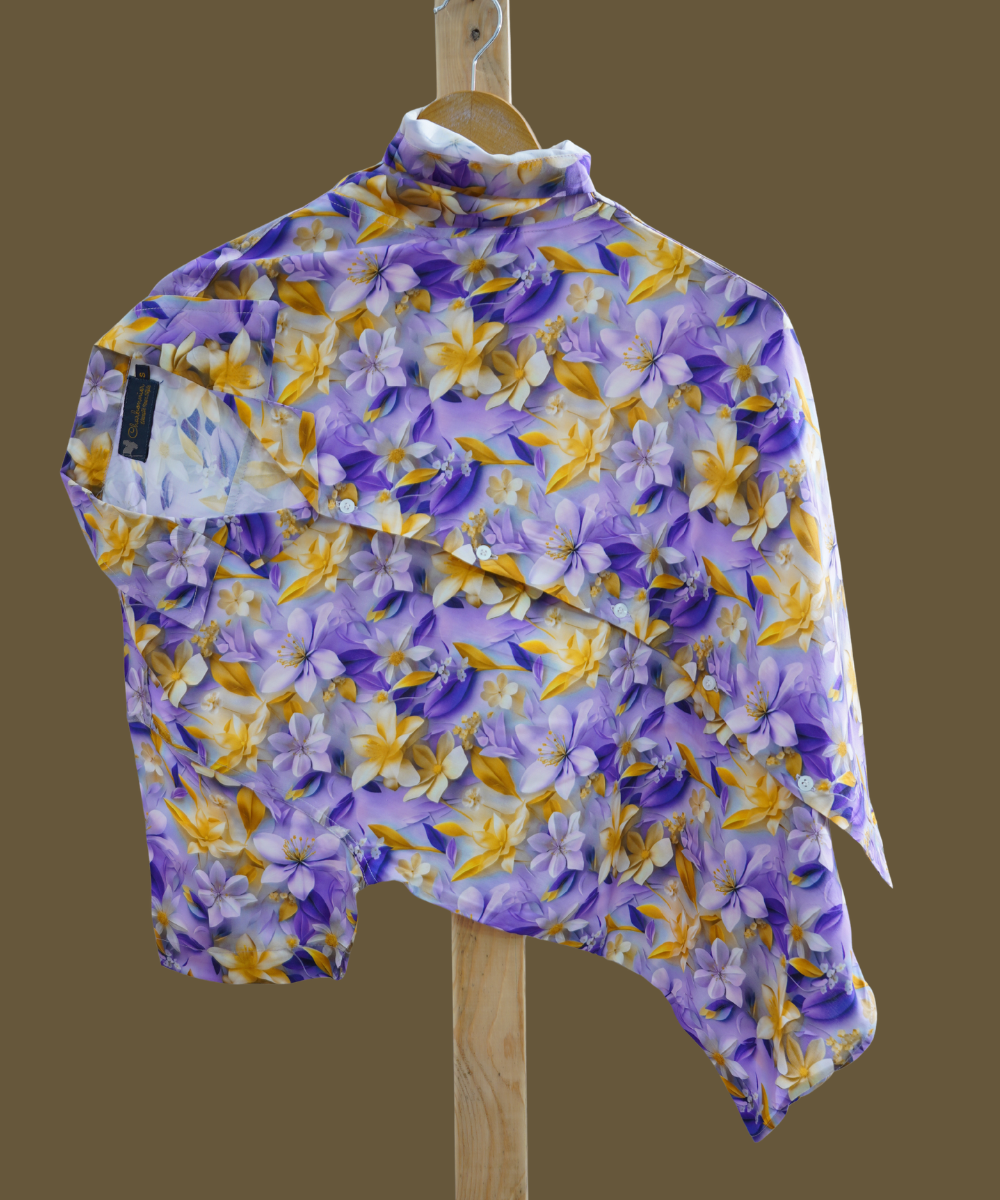 Hashback Printed Linen Shirt For Men
