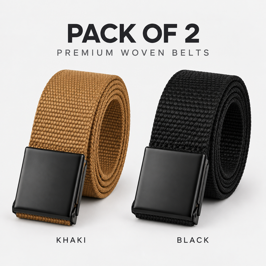 Belts for Men – D-Ring & Flip Buckle