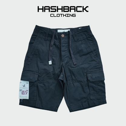 Men's Cargo Shorts – Multi-Pocket Utility Shorts with Drawstring