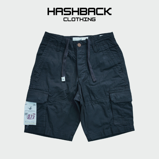 Men's Cargo Shorts – Multi-Pocket Utility Shorts with Drawstring