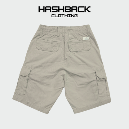 Men's Cargo Shorts – Multi-Pocket Utility Shorts with Drawstring