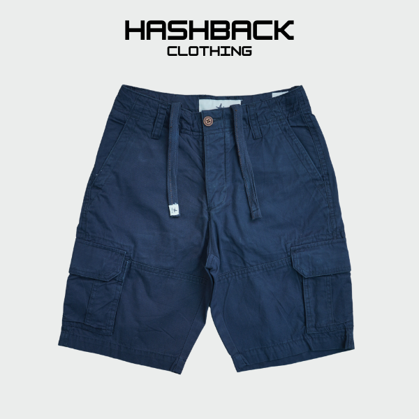 Men's Cargo Shorts – Multi-Pocket Utility Shorts with Drawstring