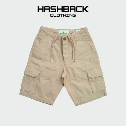 Men's Cargo Shorts – Multi-Pocket Utility Shorts with Drawstring