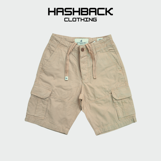 Men's Cargo Shorts – Multi-Pocket Utility Shorts with Drawstring