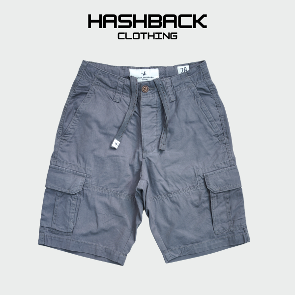 Men's Cargo Shorts – Multi-Pocket Utility Shorts with Drawstring