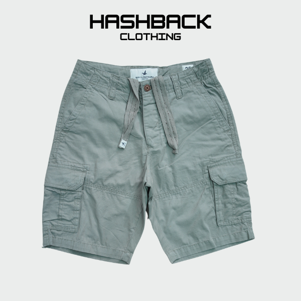 Men's Cargo Shorts – Multi-Pocket Utility Shorts with Drawstring