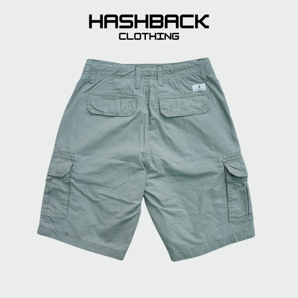 Men's Cargo Shorts – Multi-Pocket Utility Shorts with Drawstring