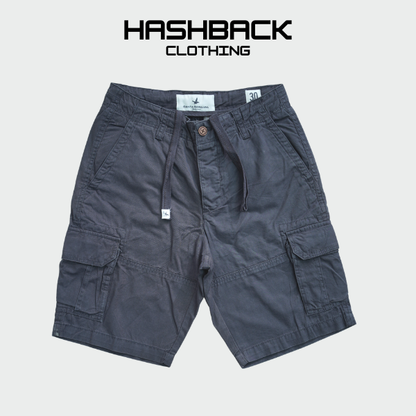 Men's Cargo Shorts – Multi-Pocket Utility Shorts with Drawstring