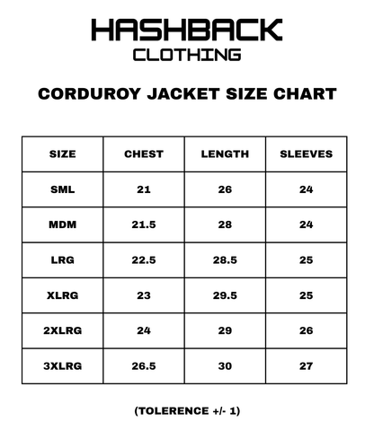 Corduroy Overshirt Jacket Thin line Texture