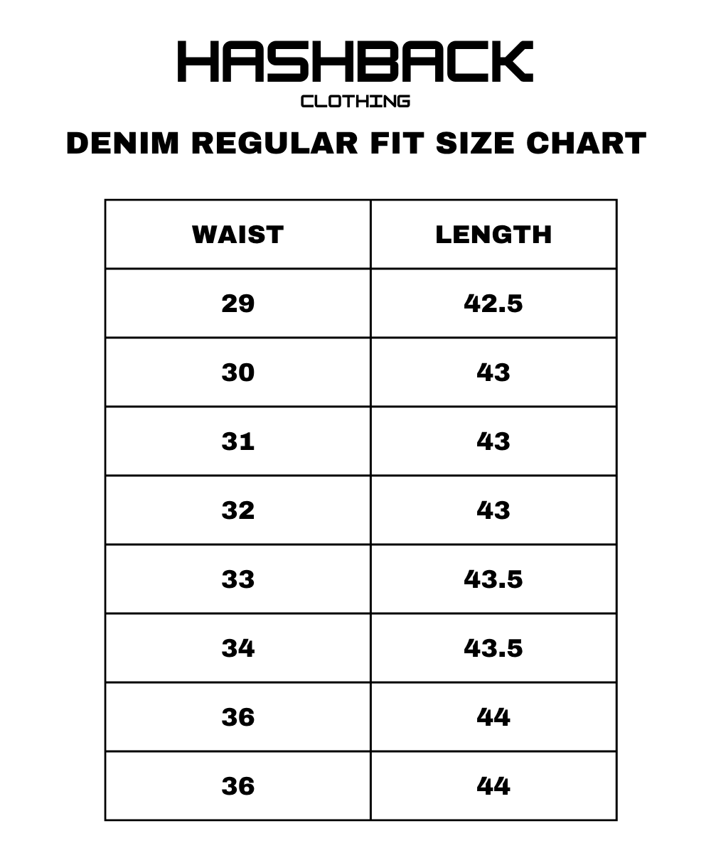 Men's Regular Fit Denim Pant