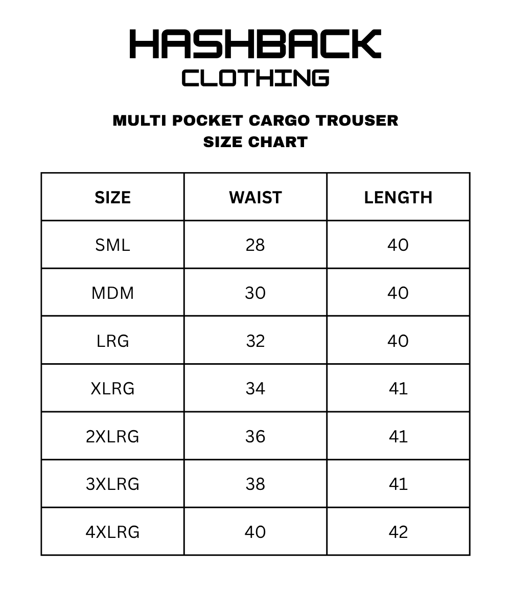 HashBack Cargo 10 Pockets Pant- C15