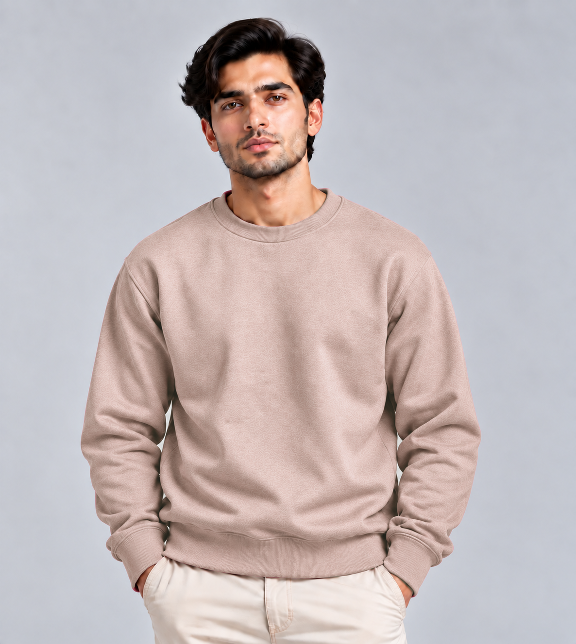 Unisex Plain Regular Fit Sweatshirt