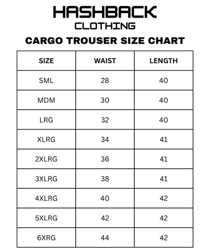 Men's Cargo Pants – Relaxed Fit with Elastic Waist