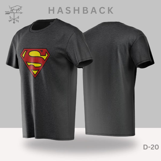 Printed Crew Neck T Shirt For Men D20