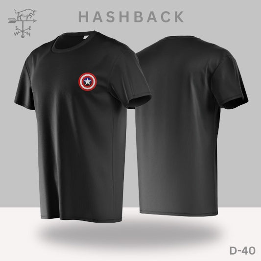 Printed Crew Neck T Shirt For Men D40