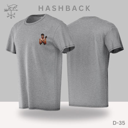 Printed Crew Neck T Shirt For Men D35