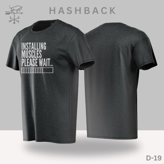 Printed Crew Neck T Shirt For Men D19
