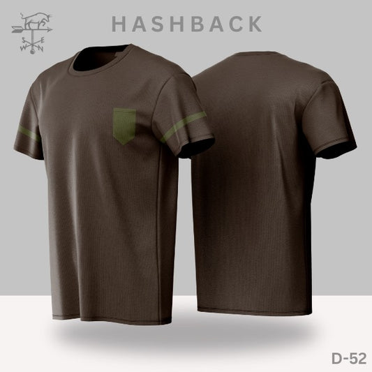Printed Crew Neck T Shirt For Men D52