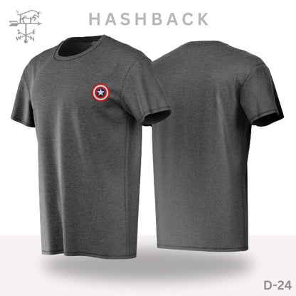 Printed Crew Neck T Shirt For Men D24
