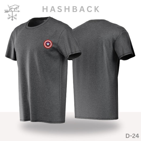 Printed Crew Neck T Shirt For Men D24