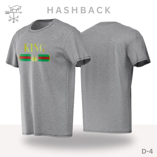 Printed Crew Neck T Shirt For Men D4
