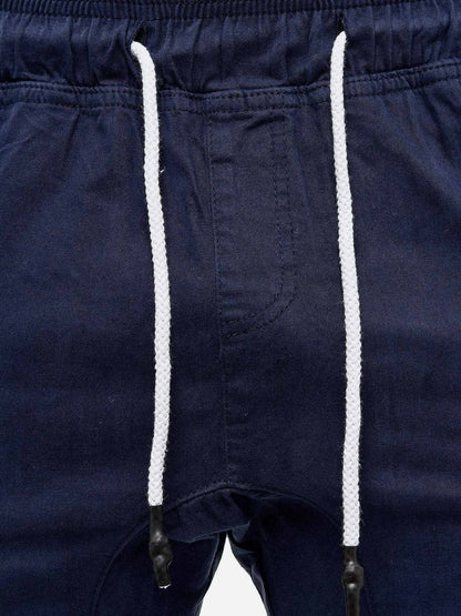 HashBack Stretchable Cargo Jogger Trouser -Navy