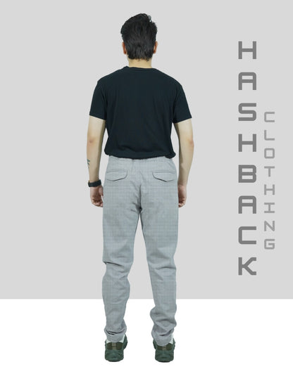 Men’s Coulisse Pants – Slim Fit, 4 Pockets with Belt Black