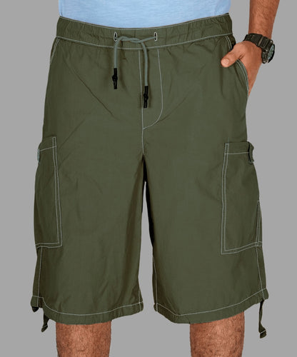 Poplin Shorts for Men's Performance Series Extreme Comfort - Olive