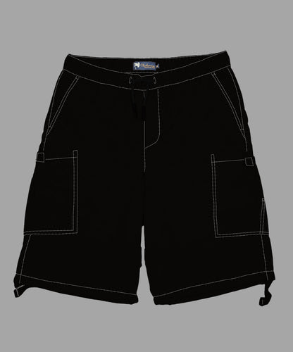 Poplin Shorts for Men's Performance Series Extreme Comfort - Black