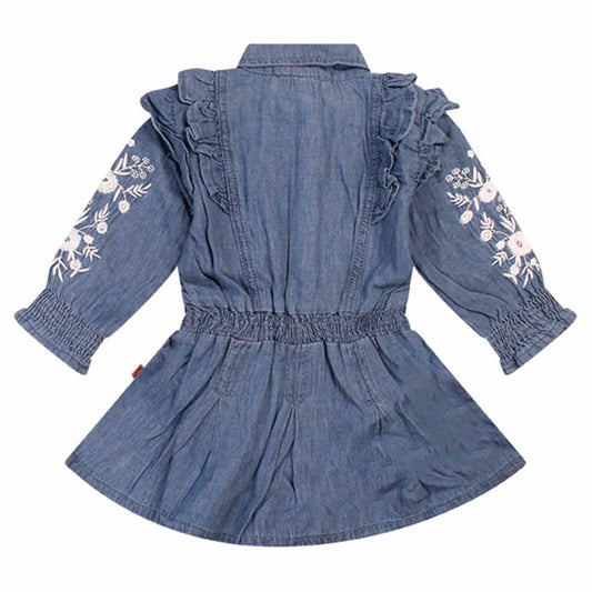 Ruffle frock for girls