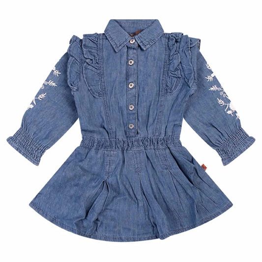 Ruffle frock for girls