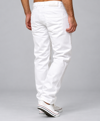 Men's Distressed Regular Size Denim Jeans